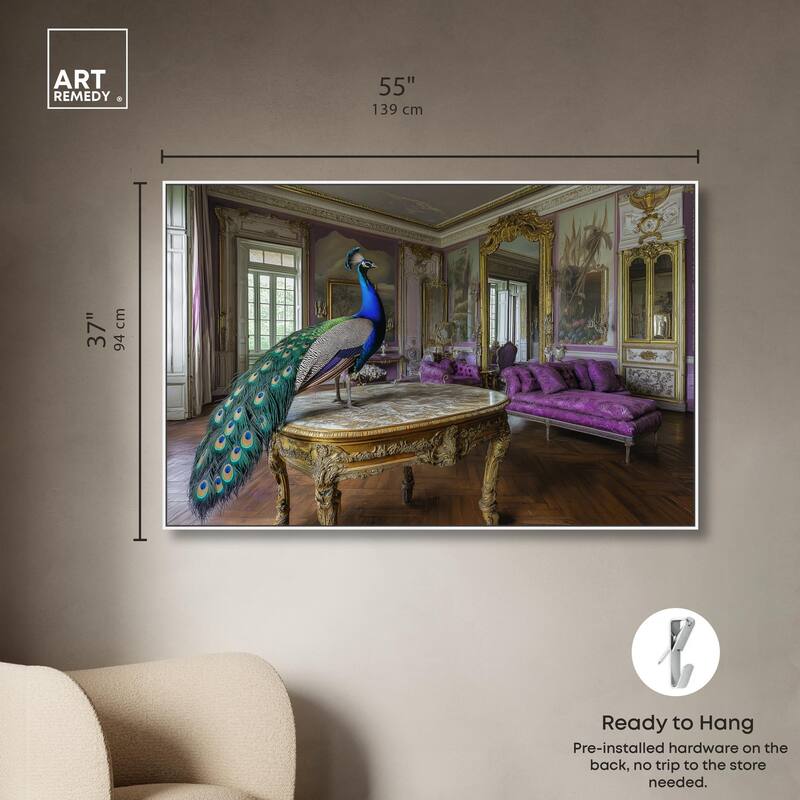 Royal Plumage Canvas by Art Remedy