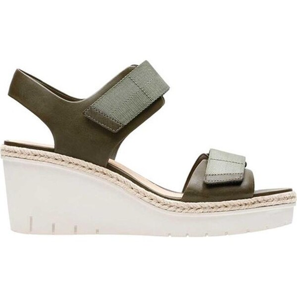 Clarks palm shine wedge sandal clearance