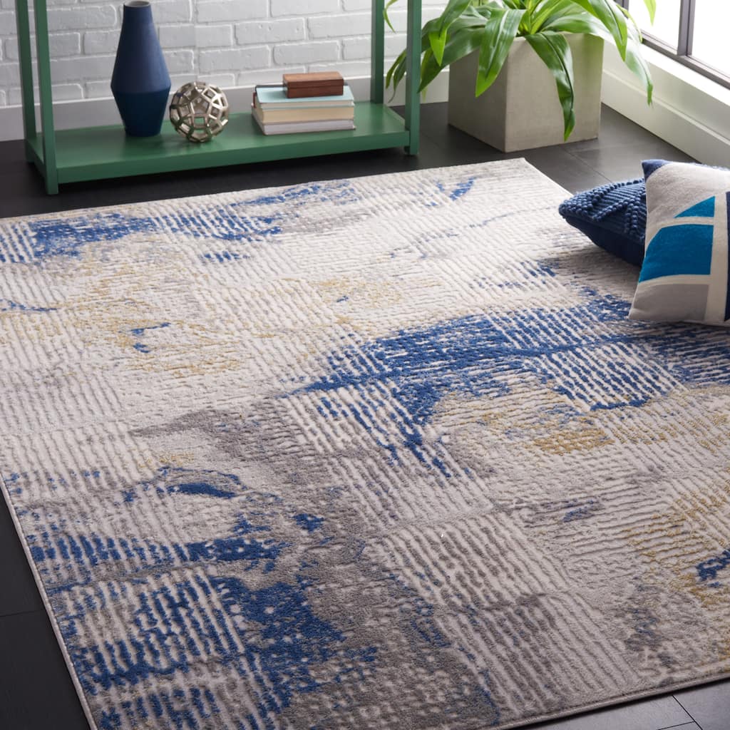 SAFAVIEH Palma Caro Modern Abstract Rug - 4' x 6'