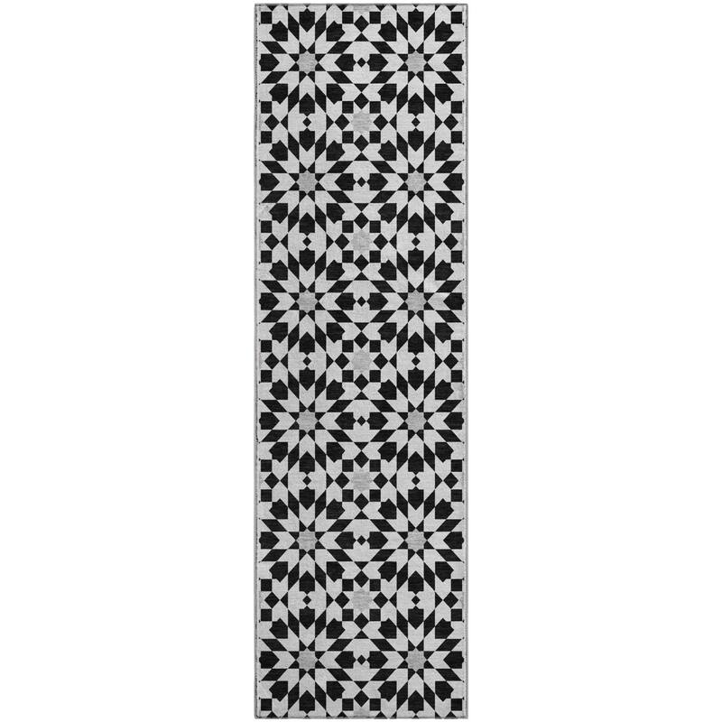 Premium Washable Super Soft Modern Mosaic Mayfield Rug