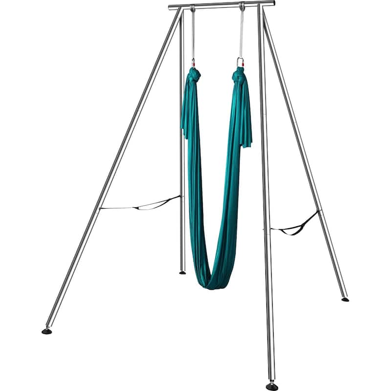Aerial Yoga Frame with Hammock, 9.67ft Stand for Indoor Outdoor Use