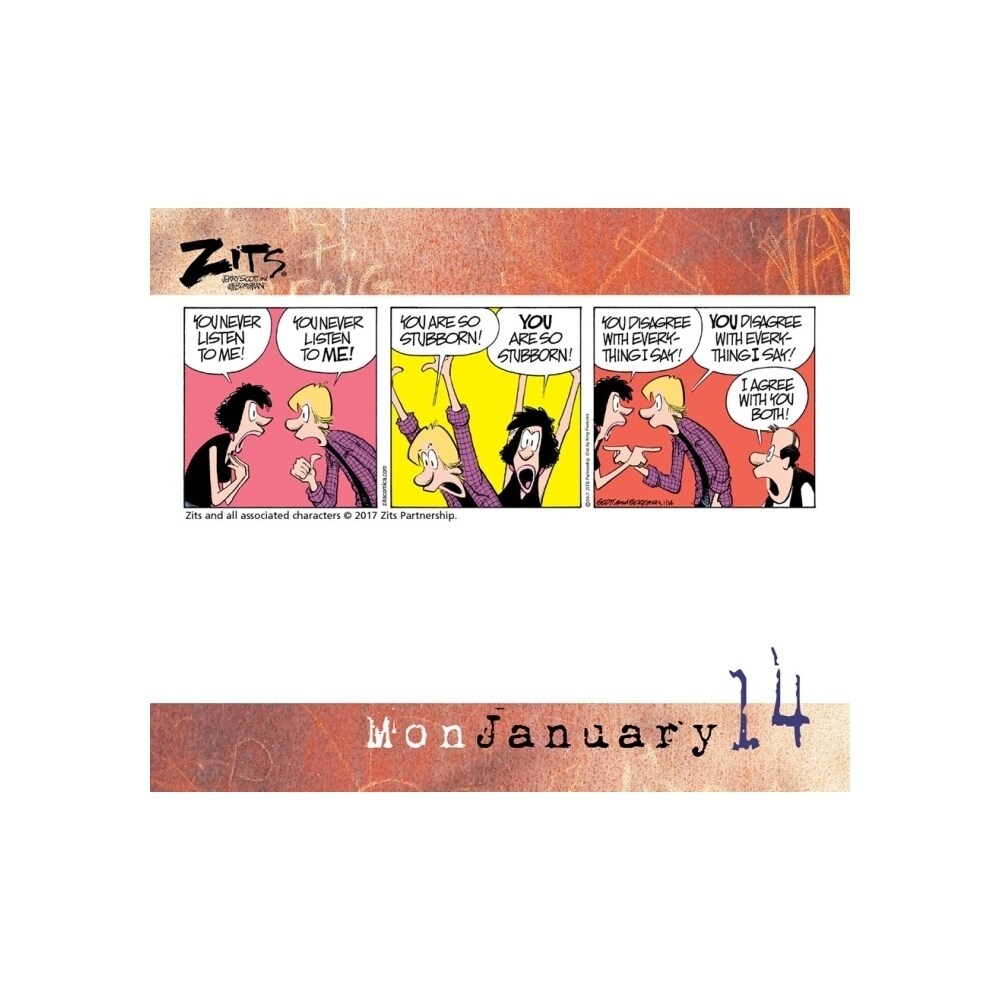 Shop 2019 Zits Desk Calendar Cartoons Overstock 24337506