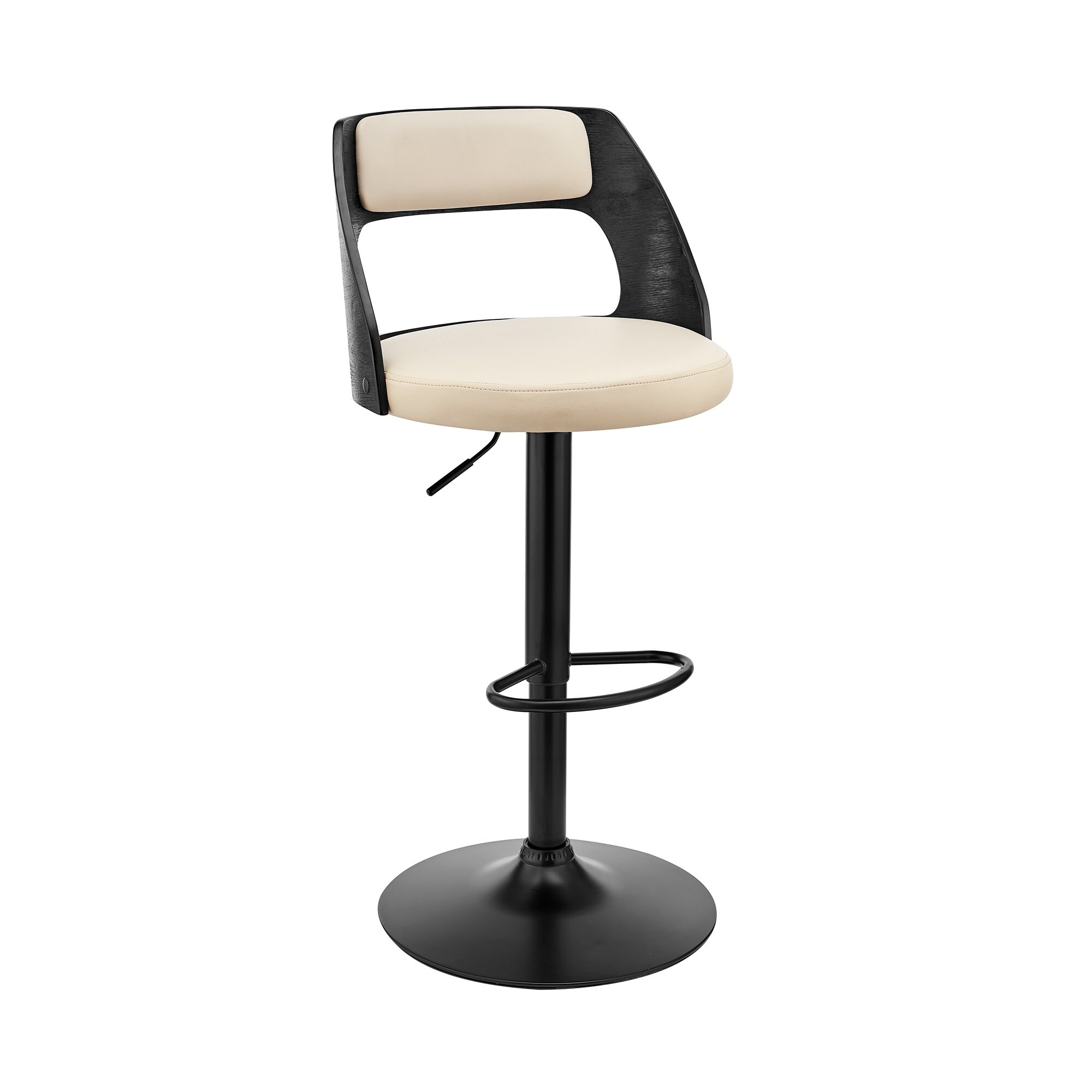 Cream colored sales swivel bar stools