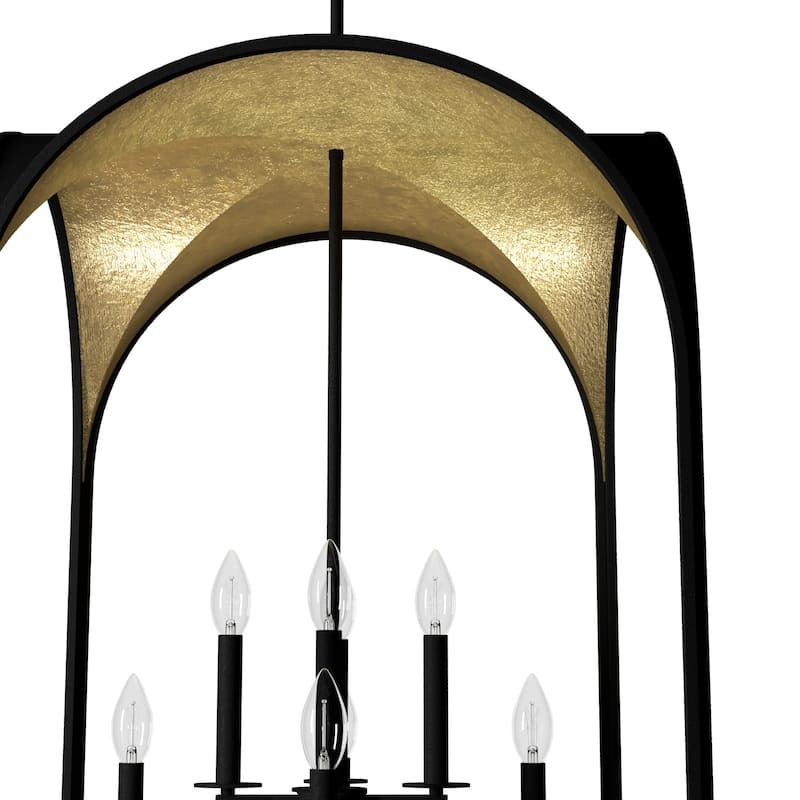 Hunter 22" Dukestown 8-Light Pendant - Entry/ Foyer - Contemporary, Candle, Transitional, Caged