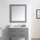 preview thumbnail 3 of 4, Florence 36 Inch Rectangular Bathroom/Vanity Framed Wall Mirror In Grey - 36 inches