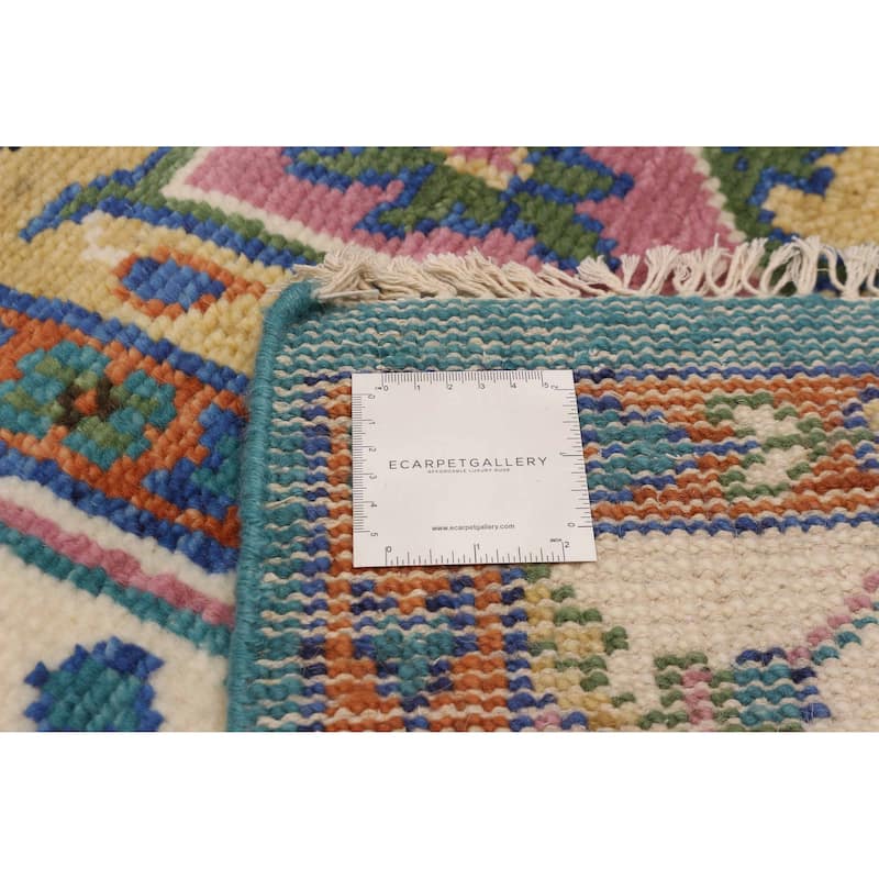 ECARPETGALLERY Hand-knotted Jules Serapi Teal Wool Rug - 7'10 x 10'0