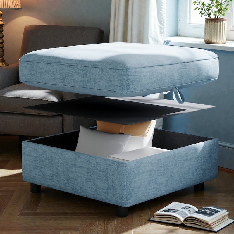 Modular Sectional Sofa with Storage, 8-Seat Convertible Sleeper Sofa Set, Chenille Flexible Modular Combination