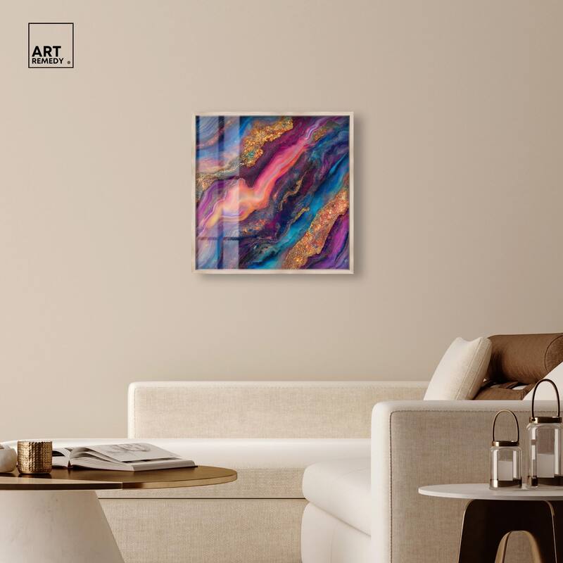 Glittering Spectrum III Shadowbox by Art Remedy