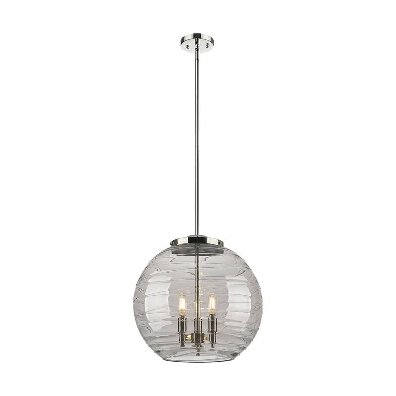 Innovations Lighting 221-3S-18-16 Athens Pendant Athens Deco Swirl 3
