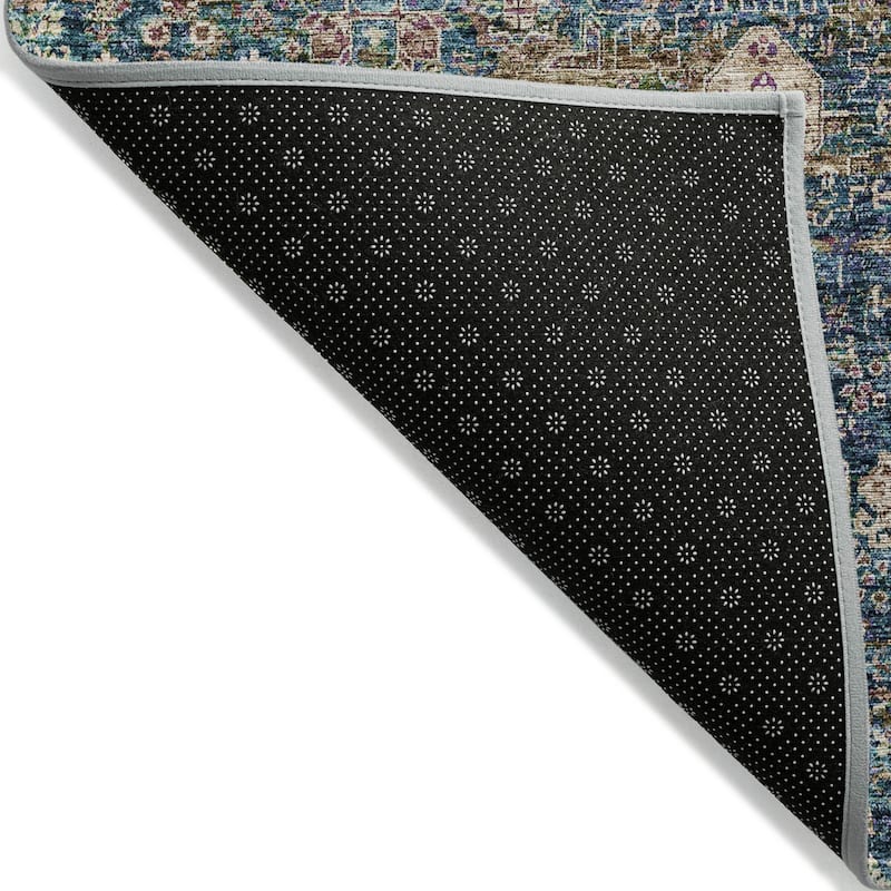 Machine Washable Indoor/ Outdoor Chantille Traditional Vintage Rug