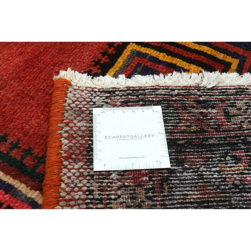 ECARPETGALLERY Hand-knotted Konya Anatolian Red Wool Rug - 4'1 x 8'2