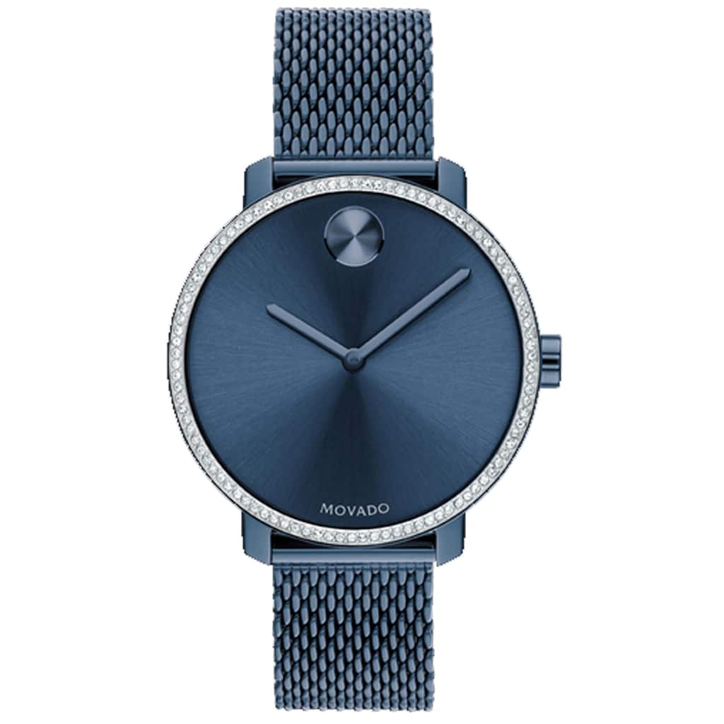 Movado Women's Bold Blue Dial Watch - 3600780 - One Size