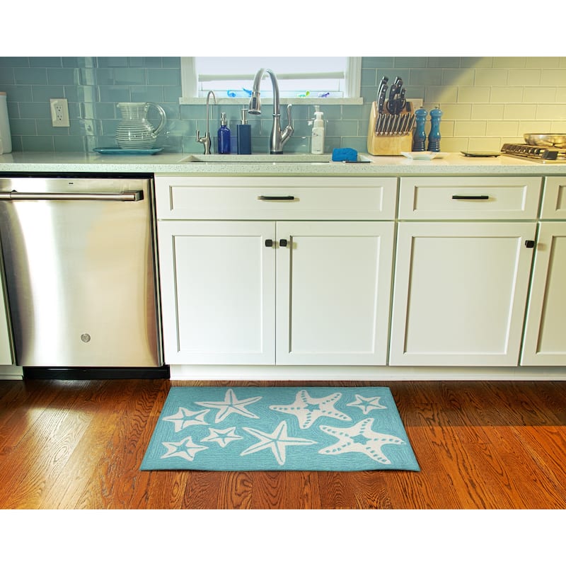 Liora Manne Capri Starfish Indoor/Outdoor Rug