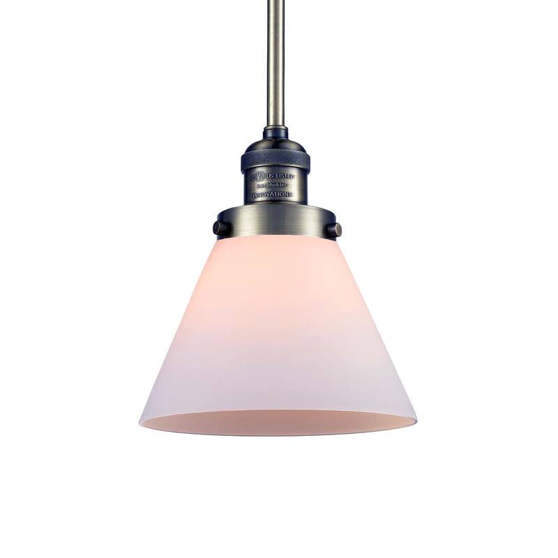 Innovations Lighting Large Cone Single Light 8" Wide Mini Pendant with