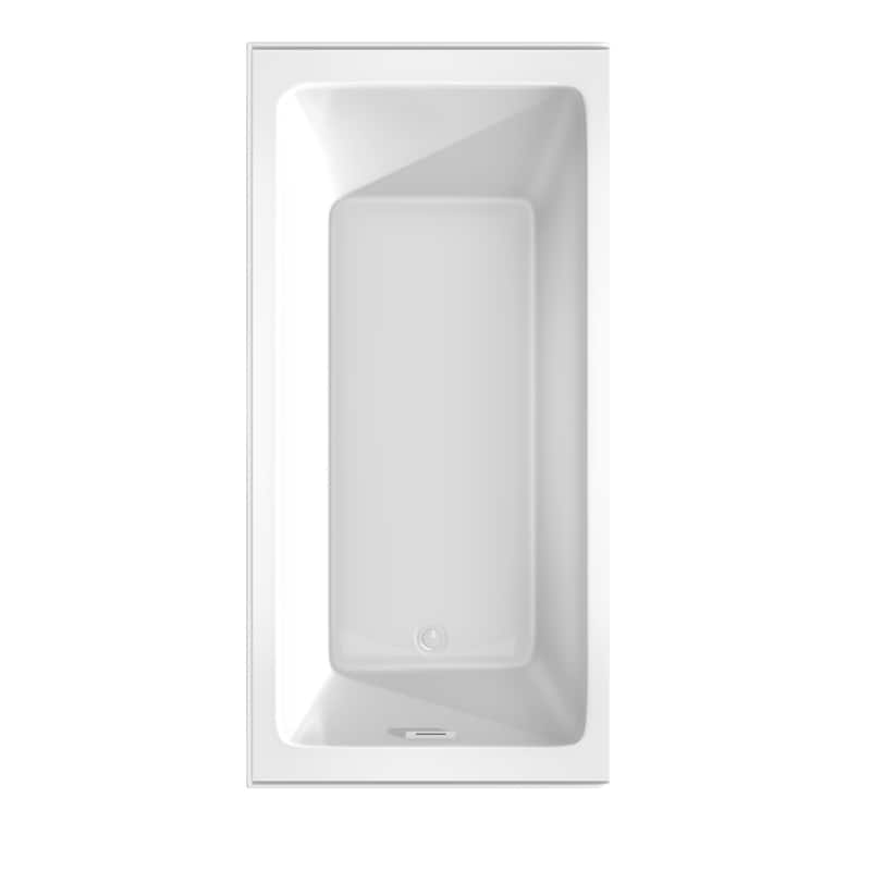 Wyndham Collection WCBTW16632L Grayley 66" Three Wall Alcove Acrylic