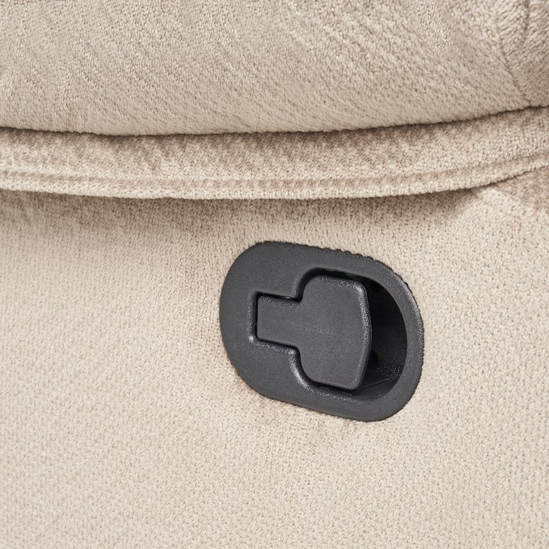 Gannon Fabric Glider Recliner Club Chair by Christopher Knight Home