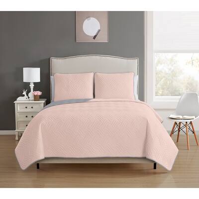 Asher Home Aaron Reversible 3-piece Quilt Set