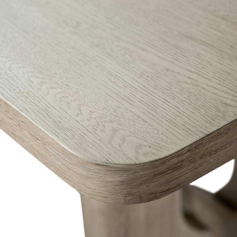 Furniture of America Piez Modern 83-inch Wood Dining Table with Trestle Base