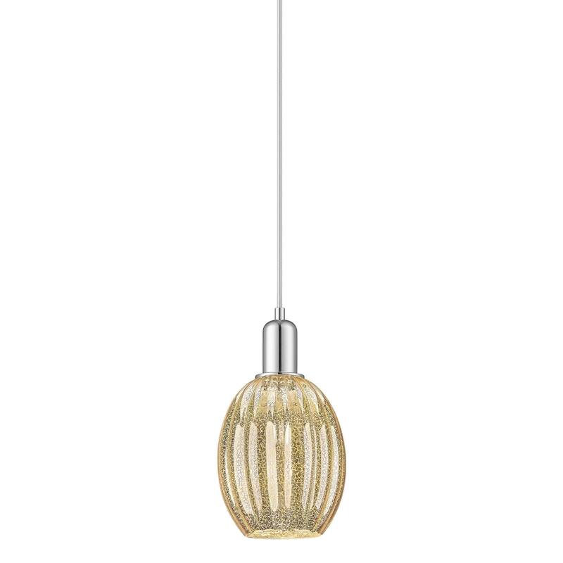Innovations Lighting 716-1P-12-6 Preston Pendant Preston 6" Wide Mini - Polished Chrome / Mercury