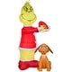 preview thumbnail 2 of 0, Animated Airblown-Grinch Putting Santa Hat on Max-Scene-Dr. Seuss