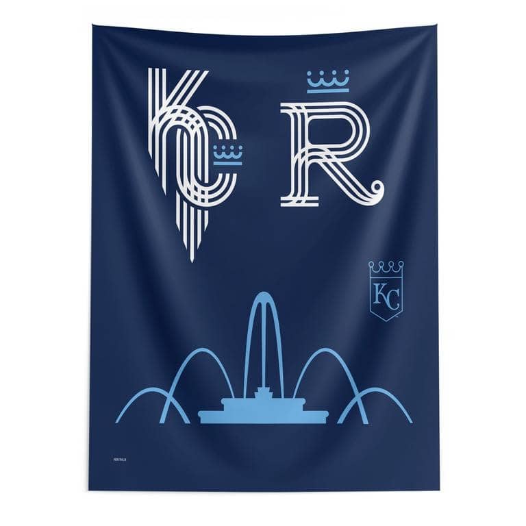 MLB City Connect Printed Wall Hanging - 50" x 60" - Kansas City Royals
