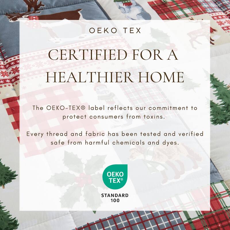 Linery & Co. All-Season Printed Down Alternative Comforter Set