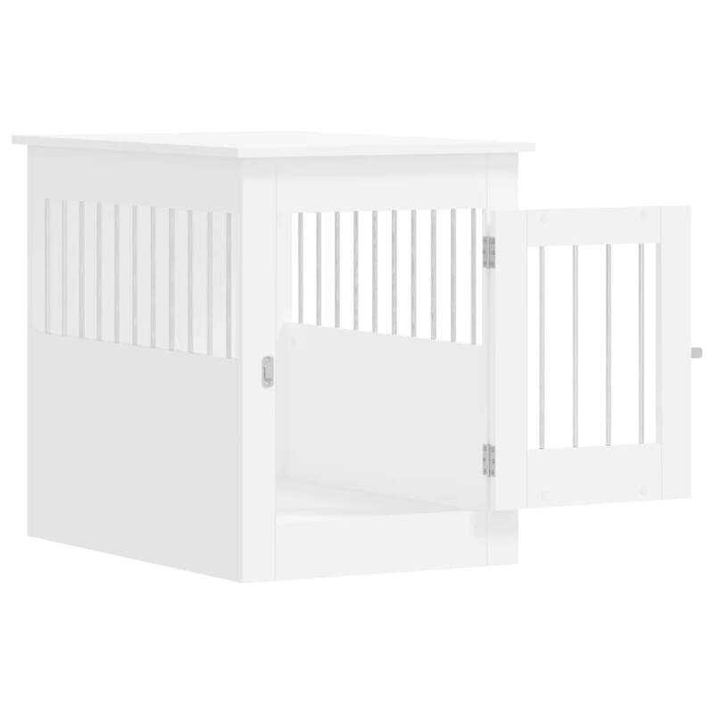 vidaXL Dog Crate with Door Doghouse Puppy Kennel Peg Cage Engineered Wood
