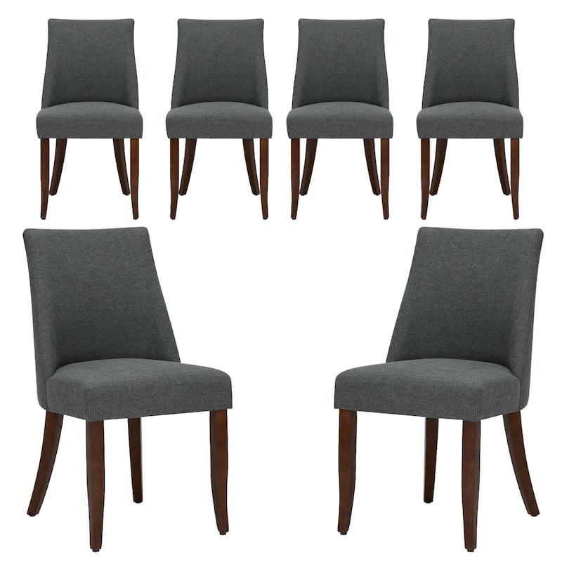 RENEWLINE Contemporary Dining Chair（Set of 2/4/6 - Upholstered Backrest & Wood Frame