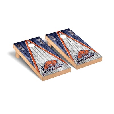 Bucknell Bison Triangle Cornhole Board Set