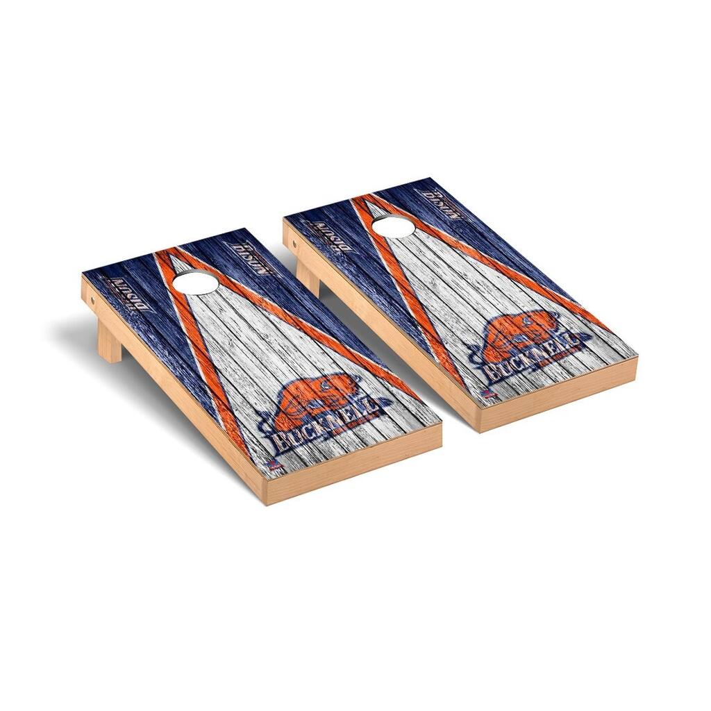 Bucknell Bison Triangle Cornhole Board Set