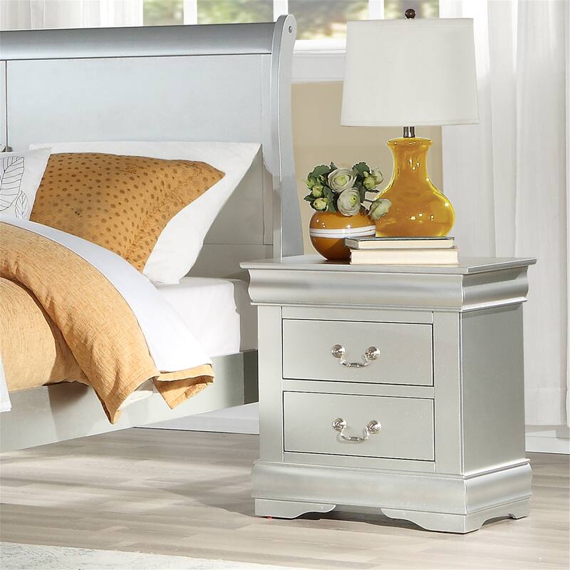 Modern Nightstand with Drawers