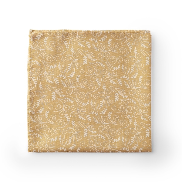 Jacob Alexander Mens Floral Pocket Square Handkerchief Dusty Sage