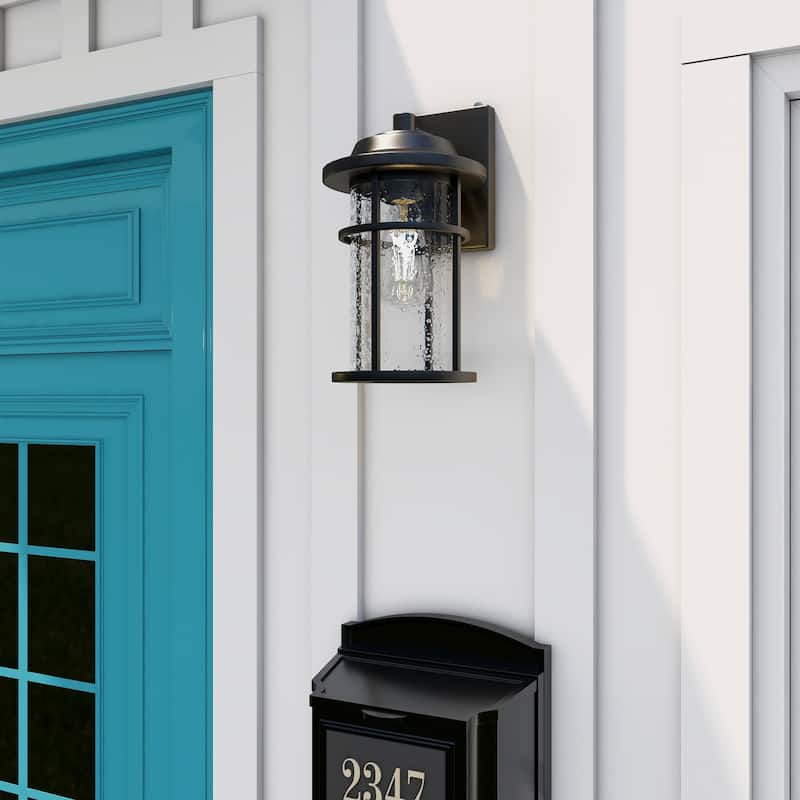 1-Light Outdoor Wall Light - 7.56"x9.6"x13.54"