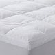 preview thumbnail 3 of 1, Triple Chamber Down and Feather Mattress Topper - White