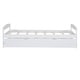 preview thumbnail 7 of 18, Twin Size Solid Pine Platform Kids Bed Frame with Twin Size Trundle, White