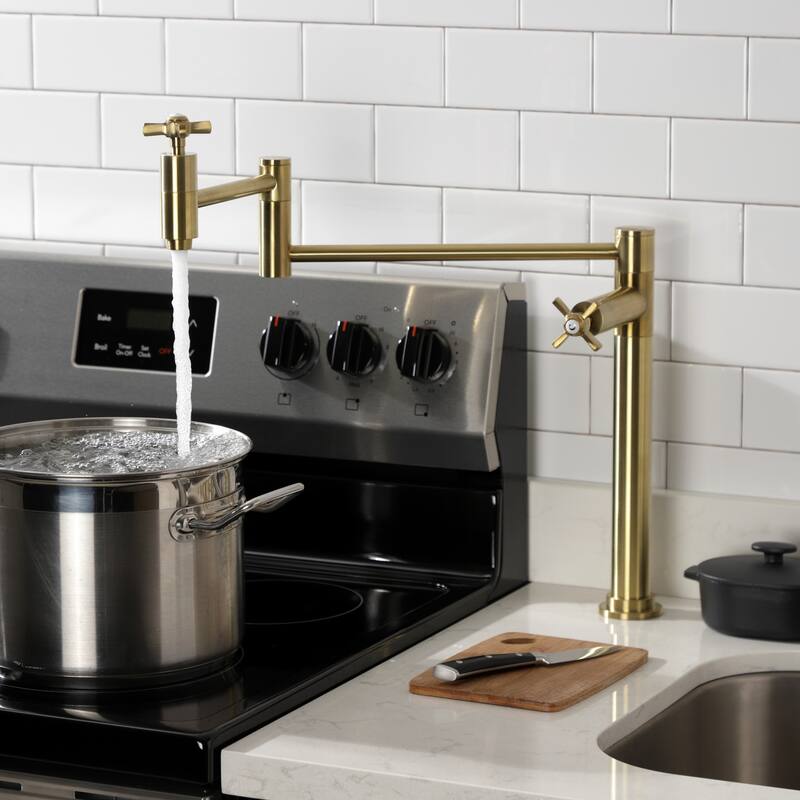 Millennium Two-Handle 1-Hole Deck Mount Pot Filler Faucet