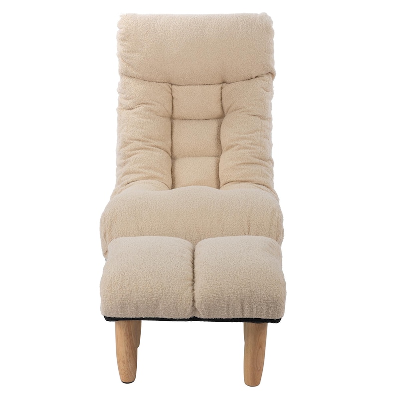 Single Sofa Reclining Chair Lazy Sofa Tatami Balcony Reclining Chair Leisure Sofa Adjustable Chair