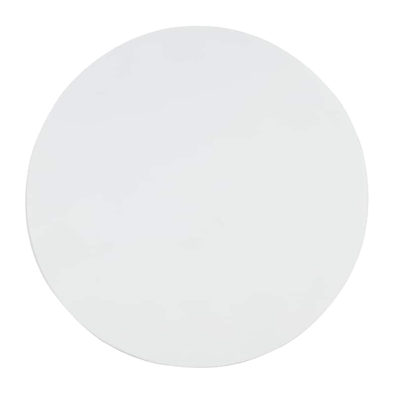 Christopher Knight Home - 15.75'' Modern Cylindrical Concrete Accent Side Table with Vertical Groove Design - White