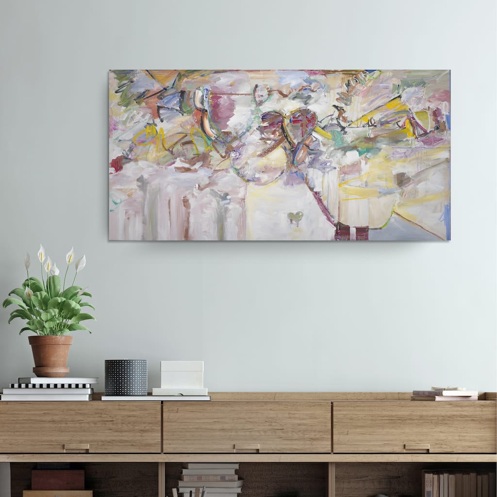 'Abstract XXI' Wrapped Canvas Wall Art