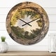 preview thumbnail 9 of 8, Designart 'Wild River Tube' Oversized Landscapes Wall CLock