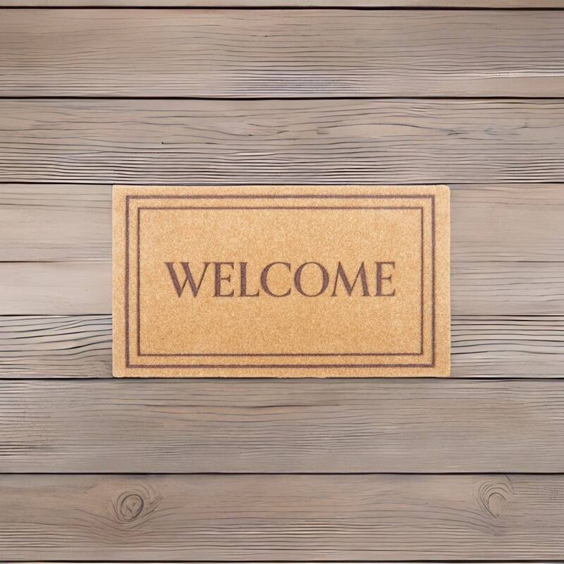 Ecocoir Synthetic Doormat, Brown