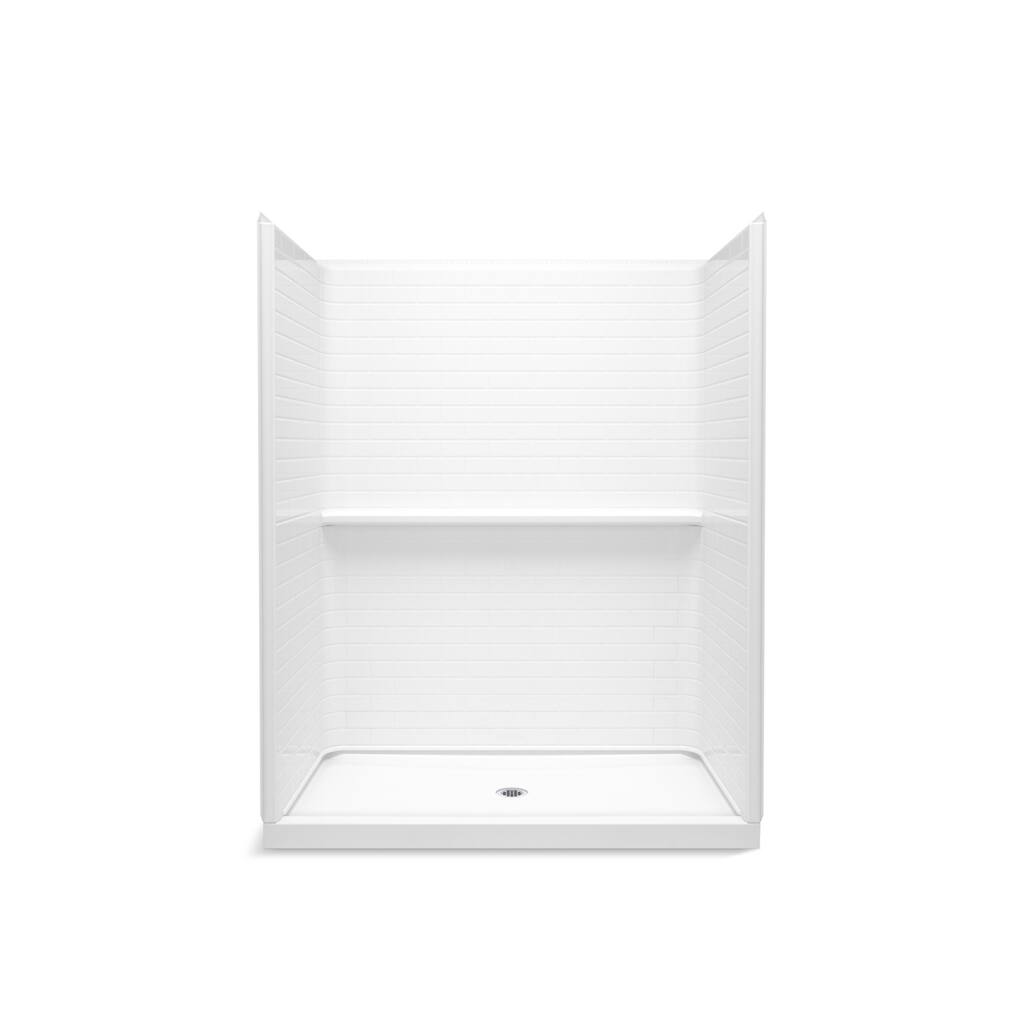 Sterling K-72530106 Traverse 76-3/8" High x 60" Composite Shower with