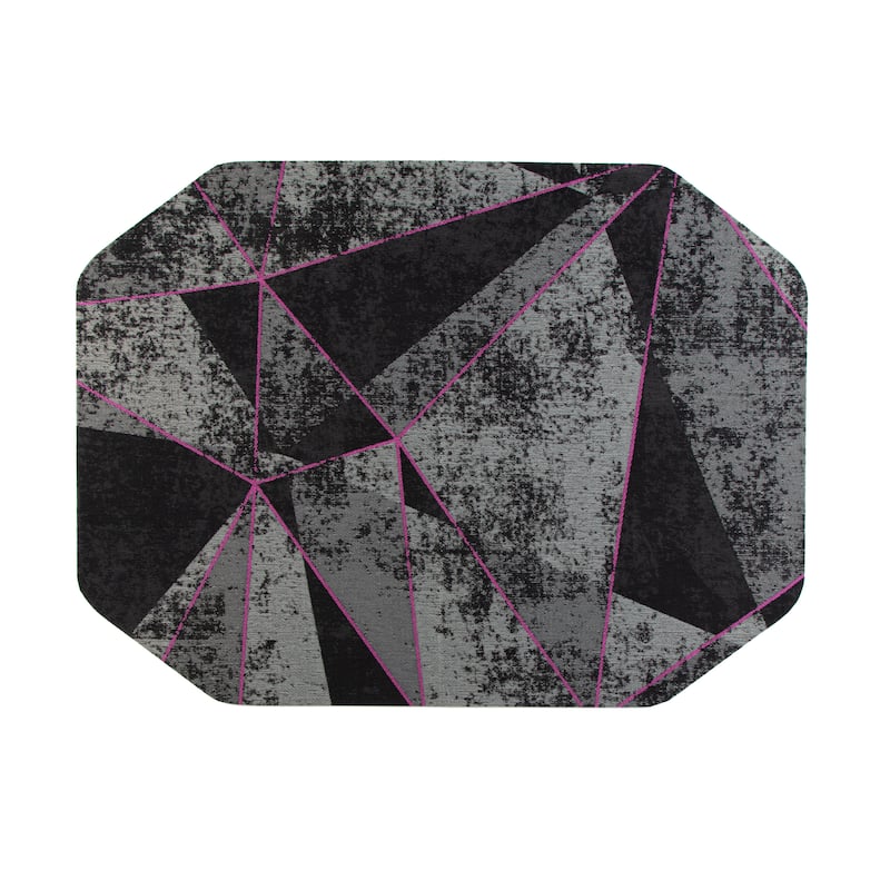 Jani Gaming Chair Mat - Anti-Slip Ergonomic Rug and Chairmat Combo for Home Office, Hard Floor Protector with Smooth Glide