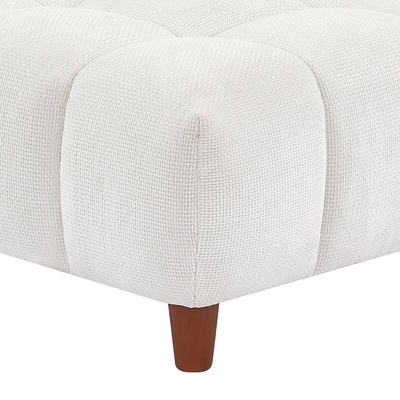 Modern Polyester Upholstered Reversible L-Shaped 3-Seater Sectional Sofa