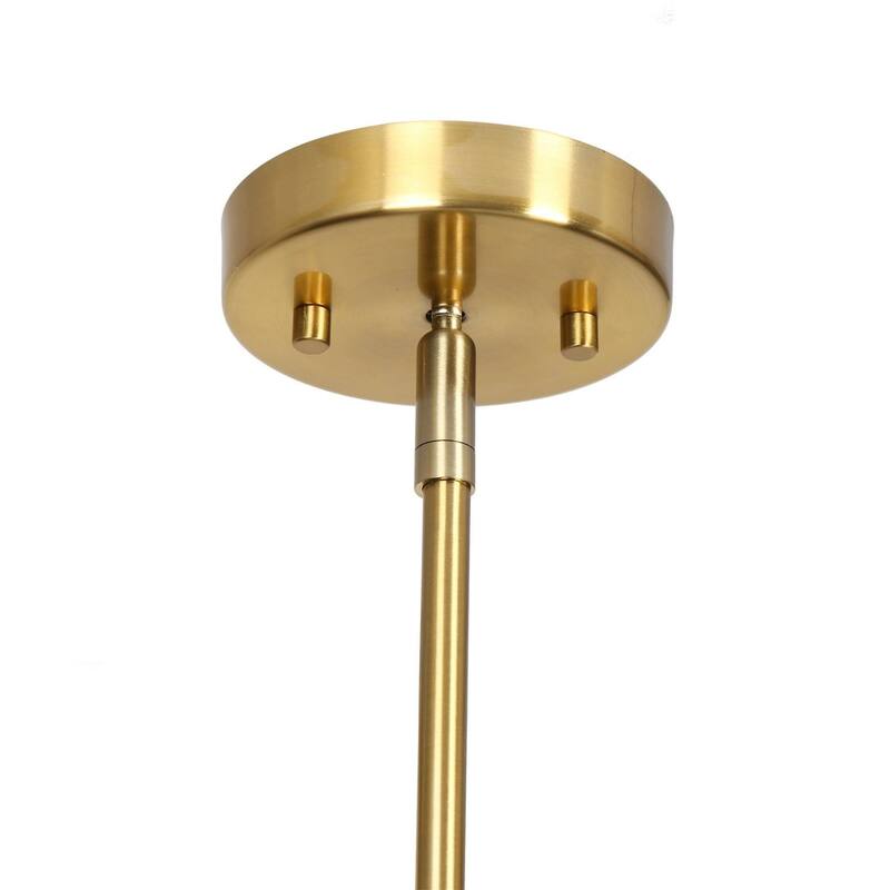 Mid-century Modern 1-light Gold Pendant Light Dimmable Kitchen Island Lighting