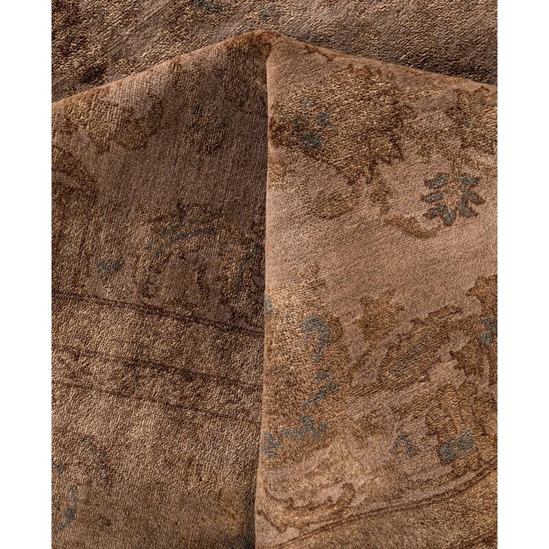 Overdyed One-of-a-Kind Hand-Knotted Area Rug - Beige - 8' 1" x 10' 5"