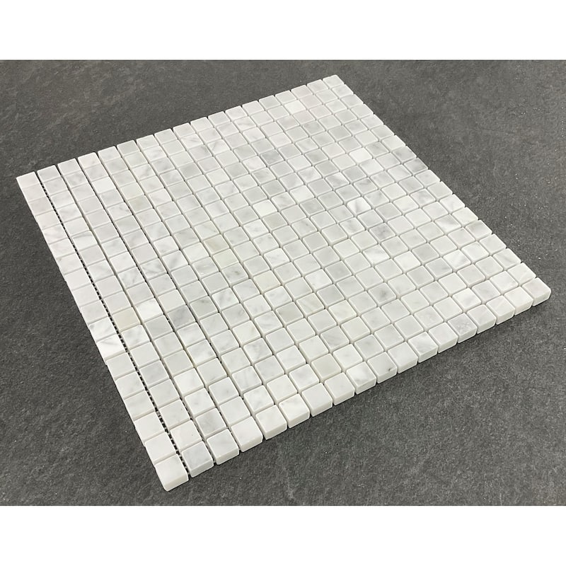 5/8 x 5/8 Grid Marble Mosaic Tiles