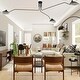 preview thumbnail 3 of 7, 3 Arm Mid Century Chandelier with 3 Adjustable Arm