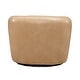 preview thumbnail 5 of 9, Liberty Furniture Donovan Leather Upholstered Swivel Accent Chair - Tan - Width 36" x Depth 33" x Height 28"