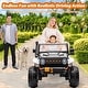preview thumbnail 3 of 6, 24V Kids Ride On Car w/Remote Control Black & White - Black & White
